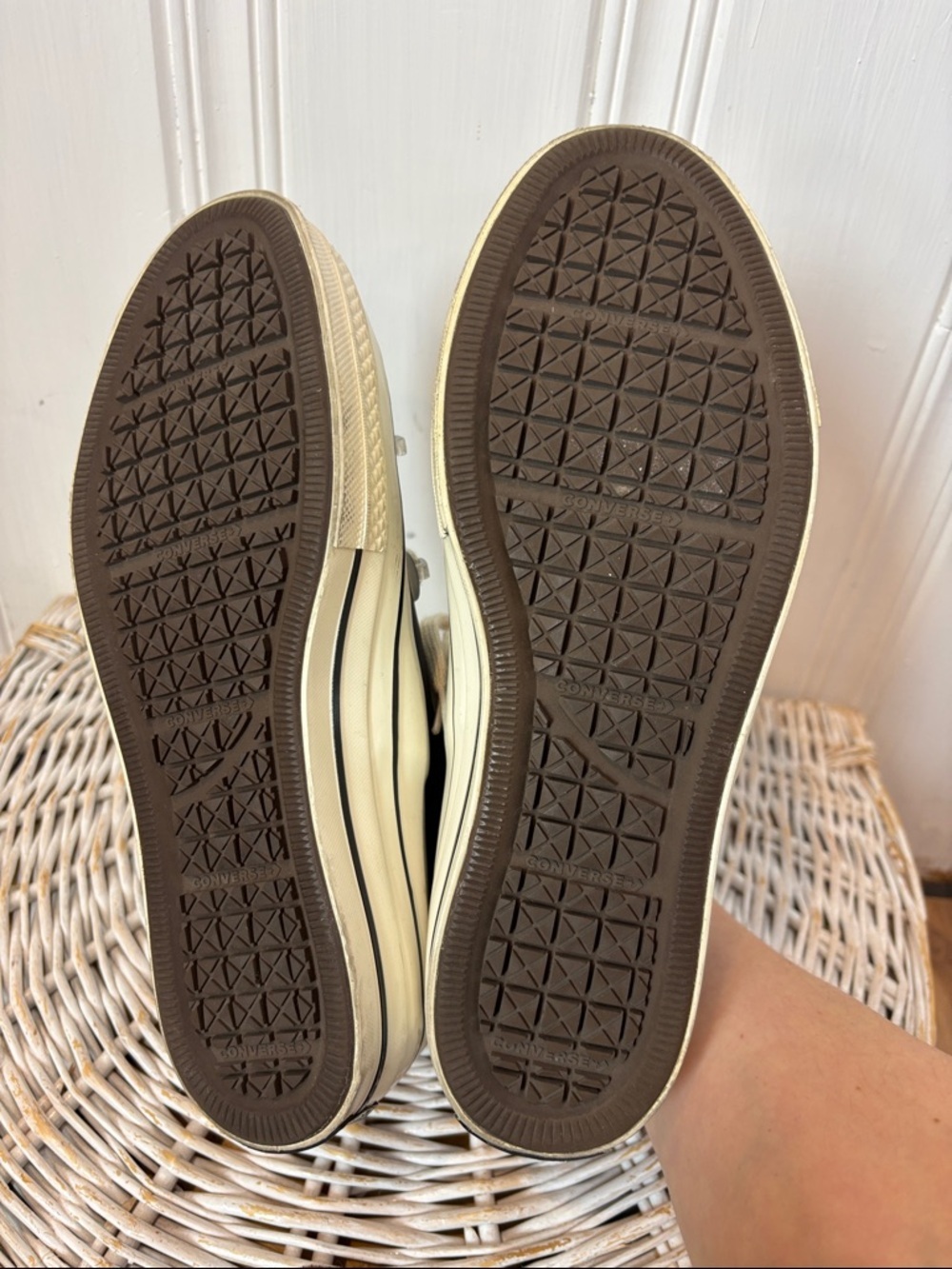 Rare CONVERSE X KIM JONES Chuck 70 High Utility Wave Sneakers | Size 8 - Picture 6 of 14